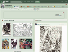 Tablet Screenshot of billyjimbo.deviantart.com