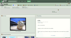 Desktop Screenshot of nex9k9.deviantart.com