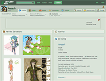 Tablet Screenshot of anyash.deviantart.com