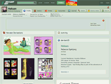 Tablet Screenshot of heksen.deviantart.com
