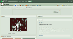 Desktop Screenshot of girl-bird.deviantart.com