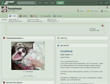 Tablet Screenshot of fetzlepetzit.deviantart.com