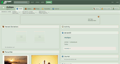 Desktop Screenshot of mutquu.deviantart.com