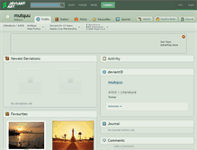 Tablet Screenshot of mutquu.deviantart.com
