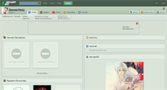 Desktop Screenshot of demonyinlu.deviantart.com