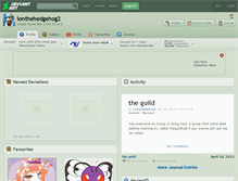 Tablet Screenshot of ionthehedgehog2.deviantart.com