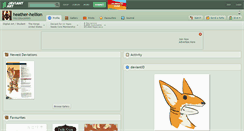 Desktop Screenshot of heather-hellion.deviantart.com