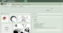 Desktop Screenshot of emkuf.deviantart.com