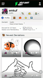 Mobile Screenshot of emkuf.deviantart.com
