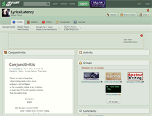 Tablet Screenshot of lyricallatency.deviantart.com