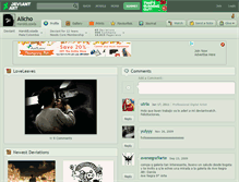 Tablet Screenshot of alicho.deviantart.com