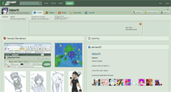 Desktop Screenshot of hatorix.deviantart.com