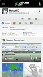 Mobile Screenshot of hatorix.deviantart.com