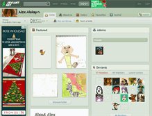 Tablet Screenshot of alex-alakay.deviantart.com