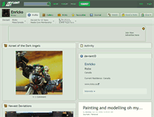 Tablet Screenshot of enricko.deviantart.com