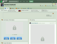 Tablet Screenshot of karmarsi-kedamoki.deviantart.com