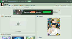 Desktop Screenshot of fallfox.deviantart.com