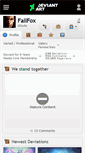 Mobile Screenshot of fallfox.deviantart.com