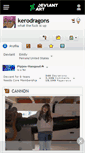Mobile Screenshot of kerodragons.deviantart.com