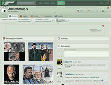 Tablet Screenshot of jimstephenson72.deviantart.com