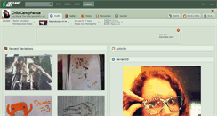 Desktop Screenshot of chibicandypanda.deviantart.com