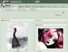 Tablet Screenshot of mud-inc.deviantart.com