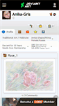 Mobile Screenshot of anika-gris.deviantart.com