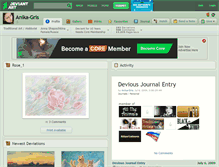 Tablet Screenshot of anika-gris.deviantart.com