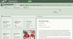 Desktop Screenshot of lareinedelanuit.deviantart.com