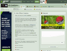 Tablet Screenshot of ae-creations.deviantart.com