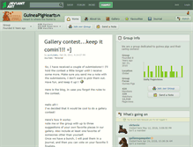 Tablet Screenshot of guineapighearts.deviantart.com
