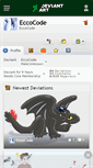 Mobile Screenshot of eccocode.deviantart.com