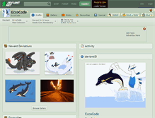 Tablet Screenshot of eccocode.deviantart.com