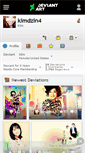 Mobile Screenshot of kimdzin4.deviantart.com