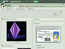 Tablet Screenshot of knuxy64.deviantart.com