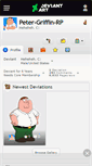 Mobile Screenshot of peter-griffin-rp.deviantart.com