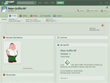 Tablet Screenshot of peter-griffin-rp.deviantart.com