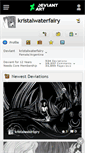 Mobile Screenshot of kristalwaterfairy.deviantart.com