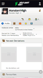 Mobile Screenshot of monsterrhigh.deviantart.com
