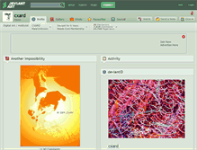 Tablet Screenshot of cxard.deviantart.com