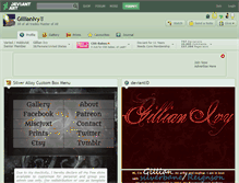 Tablet Screenshot of gillianivy.deviantart.com