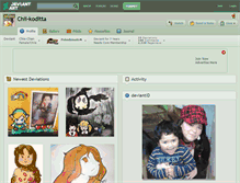Tablet Screenshot of chii-koditta.deviantart.com