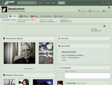Tablet Screenshot of danydrummer.deviantart.com