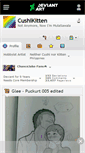 Mobile Screenshot of cushikitten.deviantart.com
