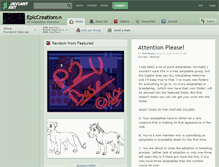 Tablet Screenshot of epiccreations.deviantart.com