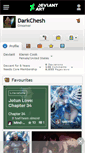 Mobile Screenshot of darkchesh.deviantart.com