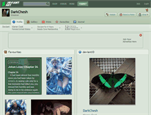 Tablet Screenshot of darkchesh.deviantart.com