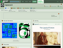 Tablet Screenshot of mrgreene23.deviantart.com