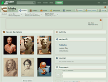 Tablet Screenshot of folkeby.deviantart.com