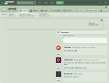 Tablet Screenshot of carlosjj.deviantart.com